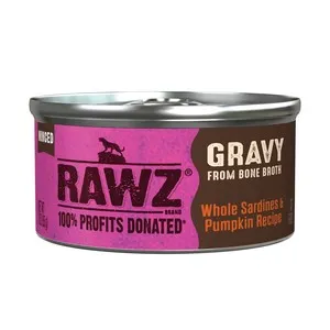 18/3oz Rawz Gravy Sardines & Pumpkin - Food